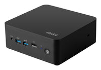 MSI Cubi NUC AI 1UMG-022AT Intel Core Ultra 7 155H 16 GB DDR5-SDRAM 1 TB SSD Windows 11 Pro Mini-PC Schwarz