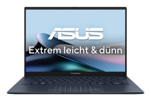 ASUS Zenbook 14 OLED UX3405CA-QD1303W Intel Core Ultra 7 255H Laptop 35,6 cm (14") WUXGA 16 GB LPDDR5x-SDRAM 1 TB SSD Wi-Fi 7 (802.11be) Windows 11 Home Deutsch Blau
