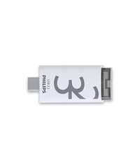 Philips Click USB-Stick 32 GB USB Typ-C 3.2 Gen 1 (3.1 Gen 1) Transparent, Weiß