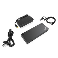 Lenovo 40AF0135UK laptop-dockingstation & portreplikator Kabelgebunden USB 3.2 Gen 1 (3.1 Gen 1) Type-C Schwarz