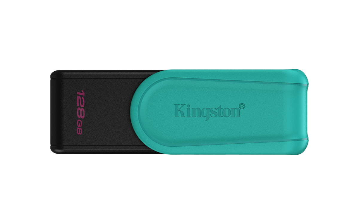 Kingston Technology DataTraveler 128GB Portable USB 3.2 Gen 1 Exodia S (Schwarz/Türkis)