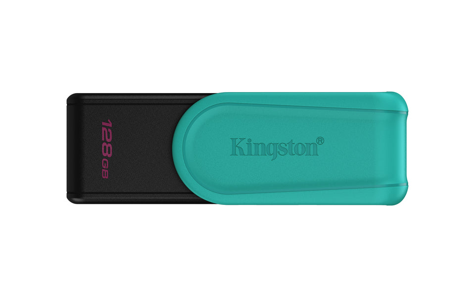 Kingston Technology DataTraveler 128GB Portable USB 3.2 Gen 1 Exodia S (Schwarz/Türkis)
