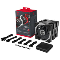 ASUS ROG Eurux GR120 ARGB Reverse Fan - Triple Pack Computergehäuse Ventilator 12 cm Schwarz, Weiß 3 Stück(e)