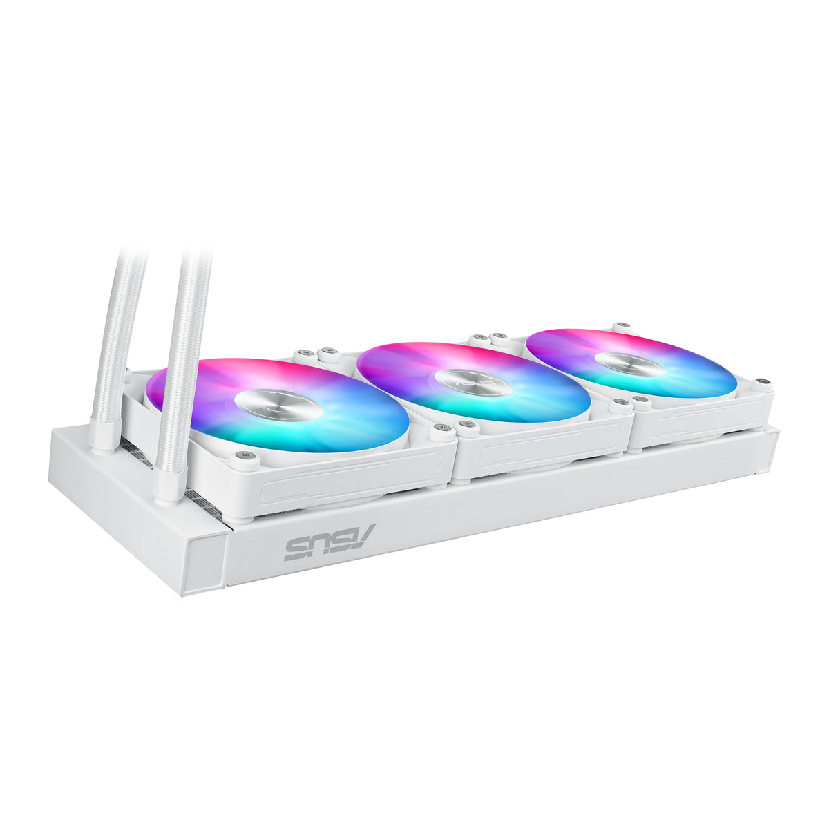 ASUS MAX Gaming LC 360 ARGB LCD White Edition Prozessor All-in-One-Flüssigkeitskühler 12 cm Weiß