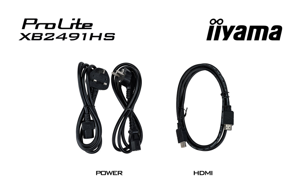 iiyama ProLite XB2491HS-B1 Computerbildschirm 60,5 cm (23.8") 1920 x 1080 Pixel Full HD LCD Schwarz