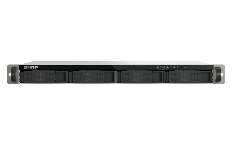 QNAP TS-433eU NAS Rack (1U) Cortex-A Cortex-A55 4 GB 0 TB QNAP Turbo System Schwarz