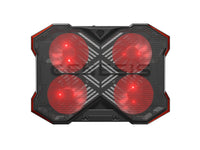 GENESIS Oxid 260 Llaptop-Kühlpad 43,9 cm (17.3") 1010 RPM Schwarz, Rot