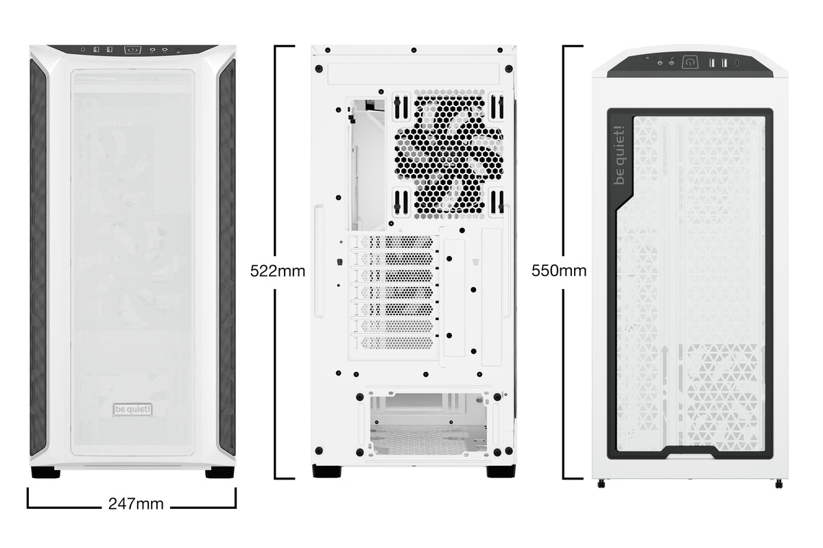 be quiet! Shadow Base 800 DX White Midi Tower Weiß