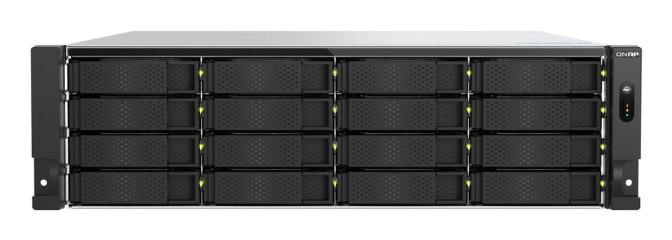 QNAP TS-H1677AXU-RP Serveur de stockage Rack (3U) AMD Ryzen™ 7 7745 32 Go DDR5 0 To QNAP QTS Noir, Gris