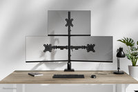 Neomounts DS60-600BL2-1 Monitorarm für drei Bildschirme 10-32"