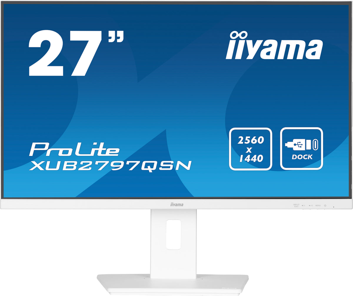 iiyama G-MASTER XUB2797QSN-W2 Computerbildschirm 68,6 cm (27") 2560 x 1440 Pixel Quad HD LED Weiß