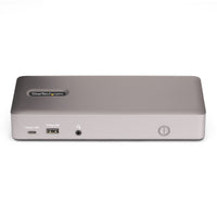 StarTech.com USB-C-Dockingstation(USB4), Dreifach 4K60Hz-Monitore DisplayPort oder HDMI, 100W Laptop-Ladung, 2,5GbE, Notebook Dock, Thunderbolt 4, Nicht für macOS, Treiberlos