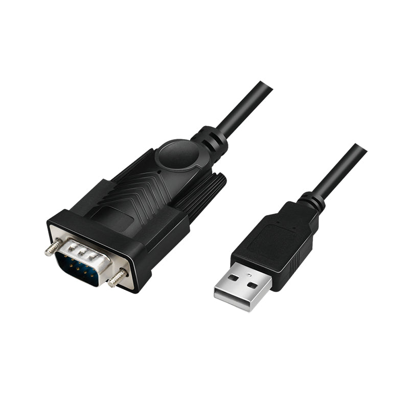 LogiLink AU0048A Câble série Noir 1,5 m USB A DB-9