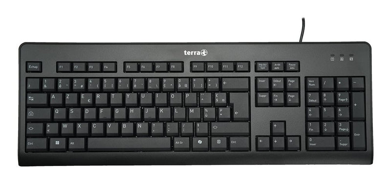 TERRA Keyboard 3500 Corded [FR] USB black/noir baugleich zum Cherry Stream Keyboard JK-8500FR-2