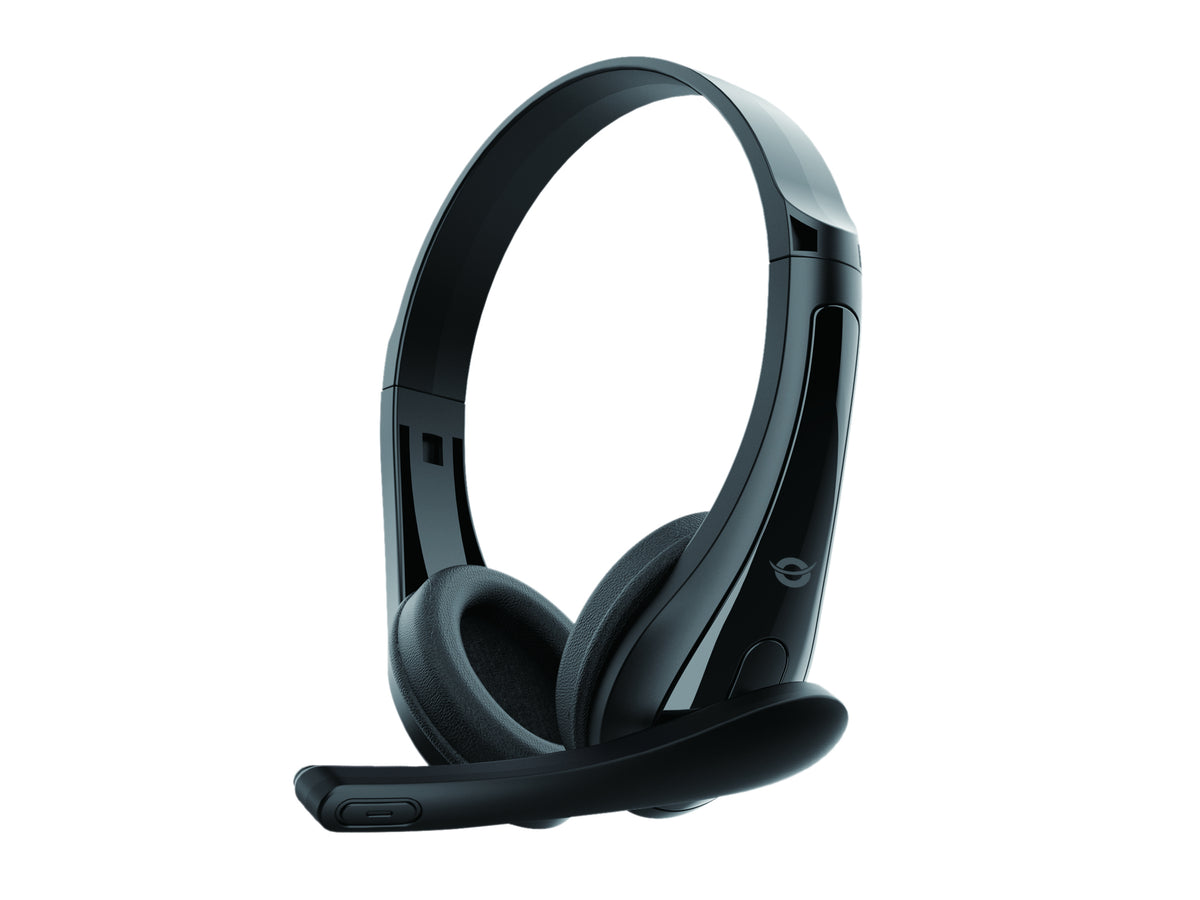 Conceptronic POLONA06B3T Stereo-Headset 3,5 mm, Geräuschreduzierendes Mikrofon