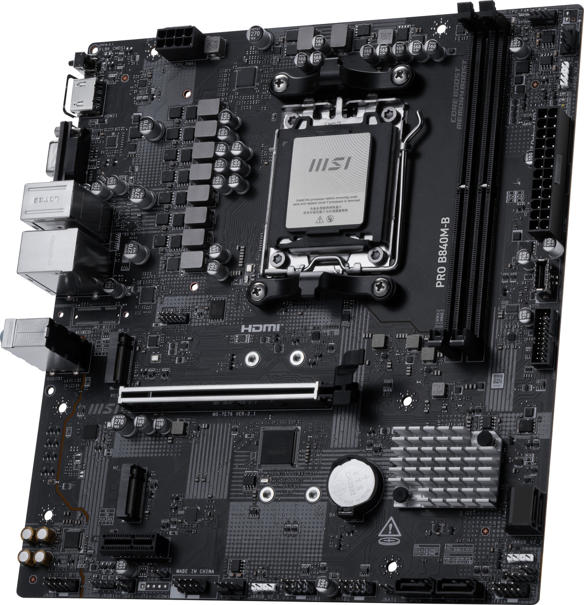 MSI PRO B840M-B Motherboard AMD B840 Sockel AM5 micro ATX