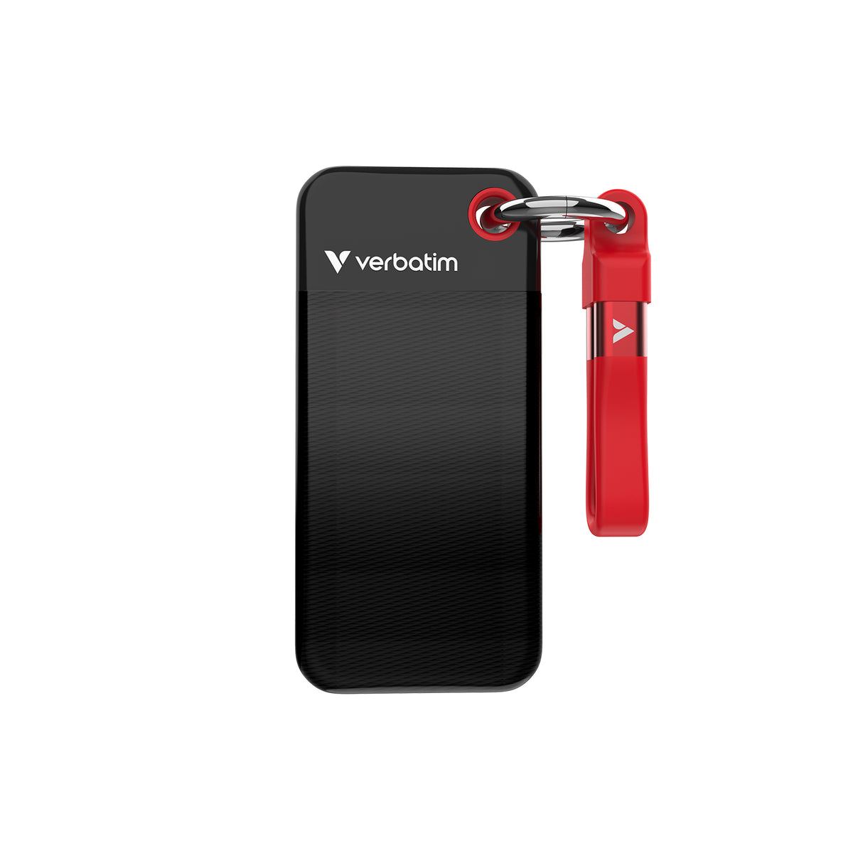 Verbatim Pocket SSD 1 TB USB Typ-C 3.2 Gen 2 (3.1 Gen 2) Schwarz, Rot