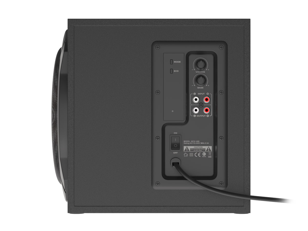 GENESIS Helium 610BT Lautsprecherset 60 W PC/Laptop Schwarz, Rot 2.1 Kanäle 2-Wege 30 W Bluetooth