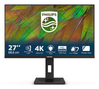 Philips 3000 series 27B1N3800/00 Computerbildschirm 68,6 cm (27") 3840 x 2160 Pixel 4K Ultra HD LCD Schwarz