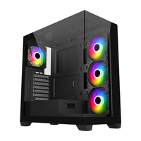 FSP M340-BA Gehäuse Midi Tower mITX, mATX, ATX Schwarz ARGB