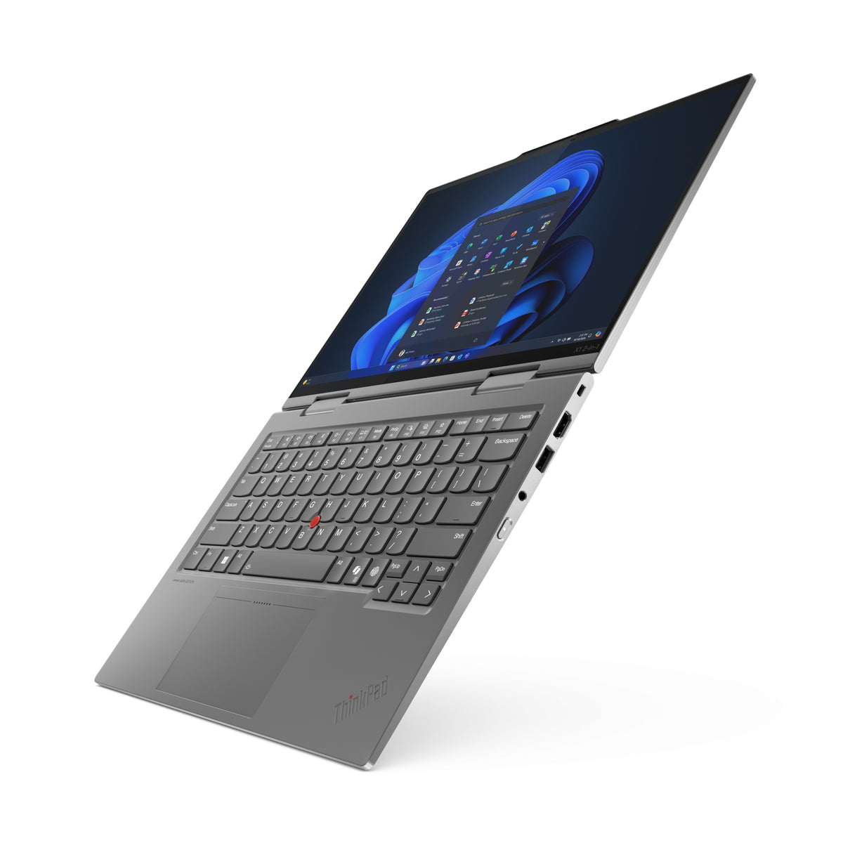 Lenovo ThinkPad X1 2-in-1 Gen 10 Aura Edition Copilot+ PC Intel Core Ultra 7 258V Hybrid (2-in-1) 35,6 cm (14") Touchscreen WUXGA 32 GB LPDDR5x-SDRAM 1 TB SSD Wi-Fi 7 (802.11be) Windows 11 Pro Grau Deutsch
