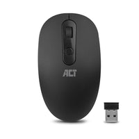 ACT Drahtlose Maus mit 1200 DPI, umweltfreundlich, aus recycelten Materialien hergestellt