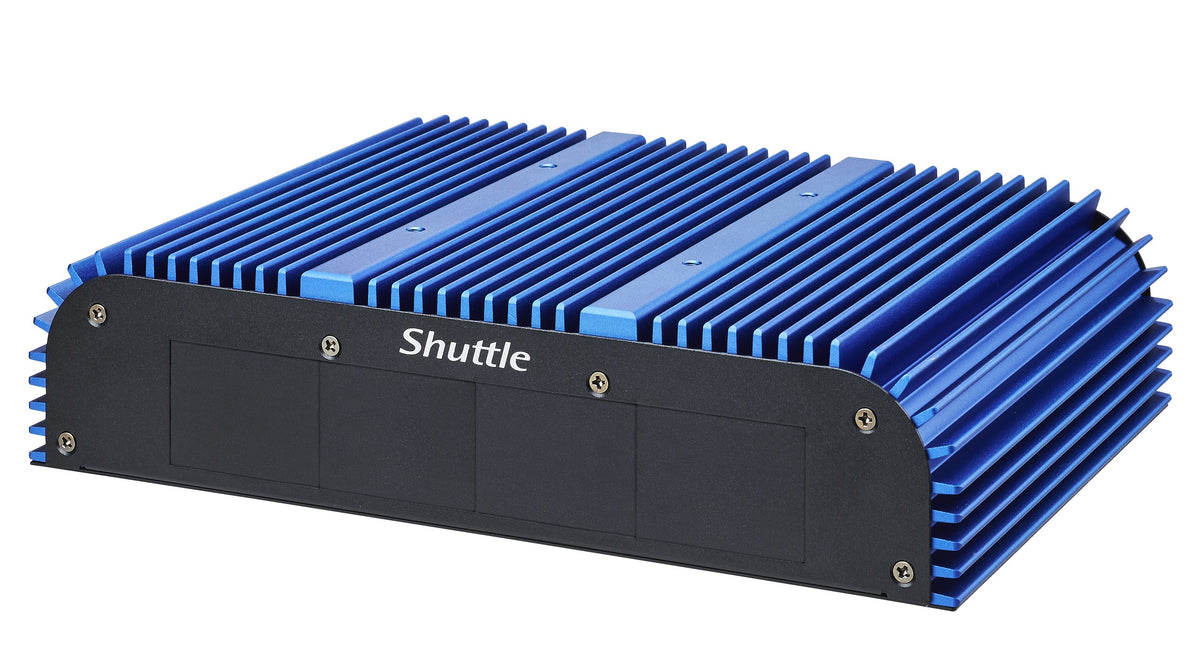 Shuttle BPCAL02-i3 industrial Box-PC, Core i3-1215U , 2x SO-DIMM, 2x LAN, 1x COM, 1xHDMI,4x USB, lüfterlos, 24/7 Dauerbetrieb