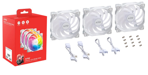 XPG Vento 120 ARGB PWM 120mm weiß 3er Pack