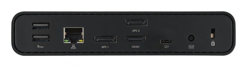 ASUS Triple Display USB-C Dock Duo DC301 Kabelgebunden Schwarz