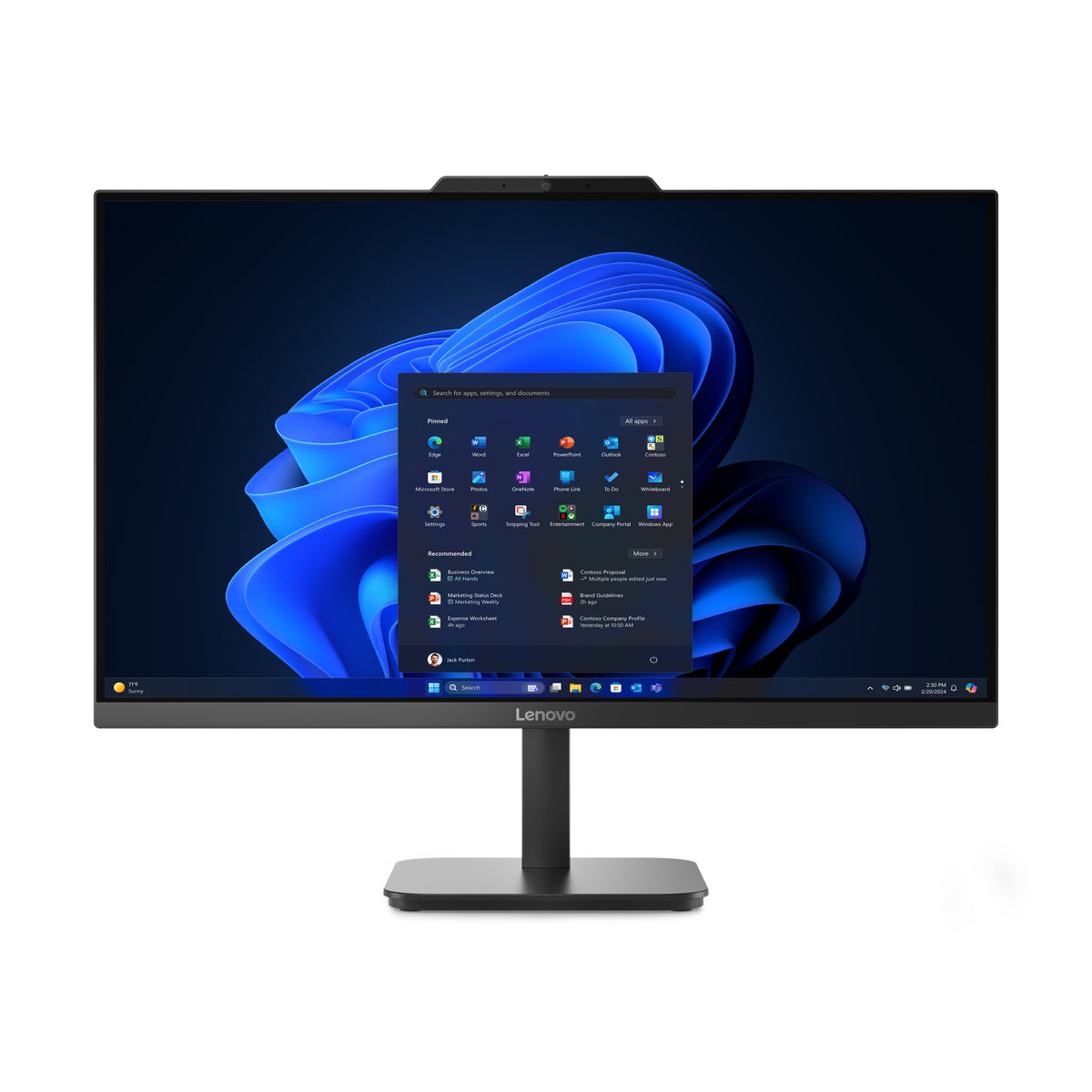 Lenovo V100 Intel® N N100 60,5 cm (23.8") 1920 x 1080 Pixel All-in-One-PC 16 GB DDR5-SDRAM 512 GB SSD Windows 11 Pro Wi-Fi 6 (802.11ax) Schwarz