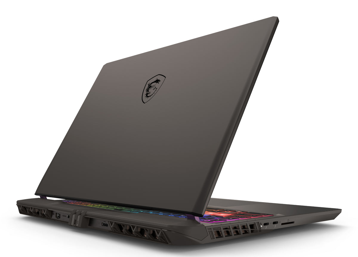 MSI Vector 18 HX AI A2XWJG-657 Intel Core Ultra 9 275HX Laptop 45,7 cm (18") Quad HD+ 32 GB DDR5-SDRAM 2 TB SSD NVIDIA GeForce RTX 5090 Wi-Fi 7 (802.11be) Windows 11 Home Grau