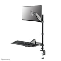 Neomounts DS90-325BL1 Sitz-Steh-Arbeitsplatz Tischmontage 17-32" - Gasfeder