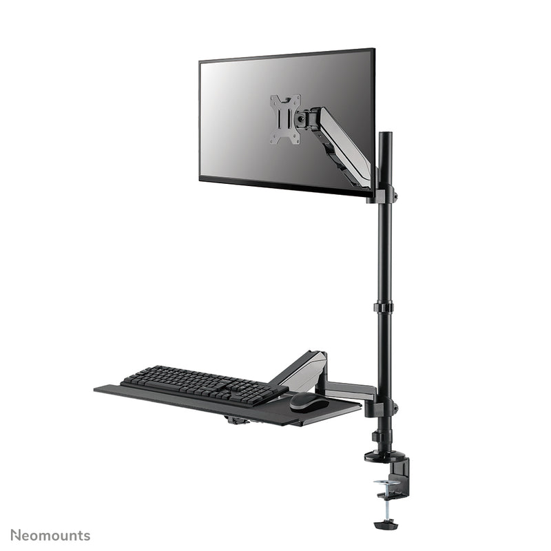 Neomounts DS90-325BL1 Sitz-Steh-Arbeitsplatz Tischmontage 17-32" - Gasfeder