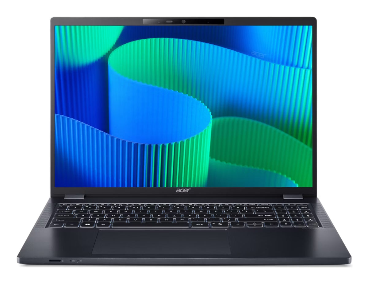 Acer TravelMate P4 TMP416-53-TCO-59MM Intel Core Ultra 5 125U Laptop 40,6 cm (16") WUXGA 16 GB DDR5-SDRAM 512 GB SSD Wi-Fi 6 (802.11ax) Windows 11 Pro Blau