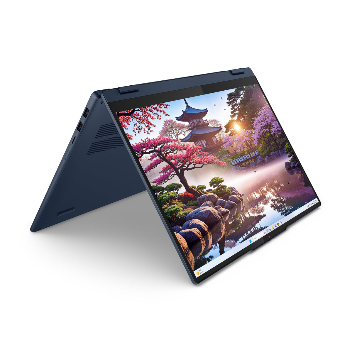 Lenovo IdeaPad 5 2-in-1 16AKP10 Copilot+ PC AMD Ryzen AI 5 340 Hybrid (2-in-1) 40,6 cm (16") Touchscreen WUXGA 16 GB LPDDR5x-SDRAM 512 GB SSD Wi-Fi 7 (802.11be) Windows 11 Home Blau Deutsch