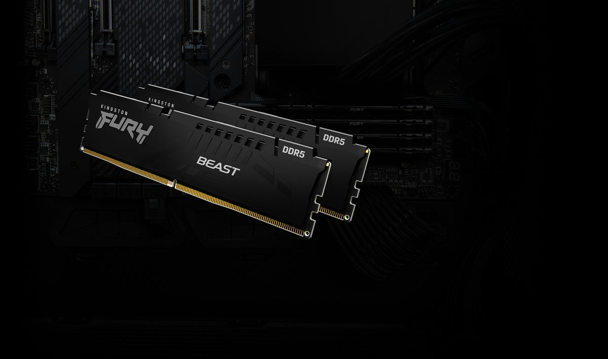Kingston Technology FURY Beast 64GB 5600MT/s DDR5 CL40 DIMM (2er-Kit) Black