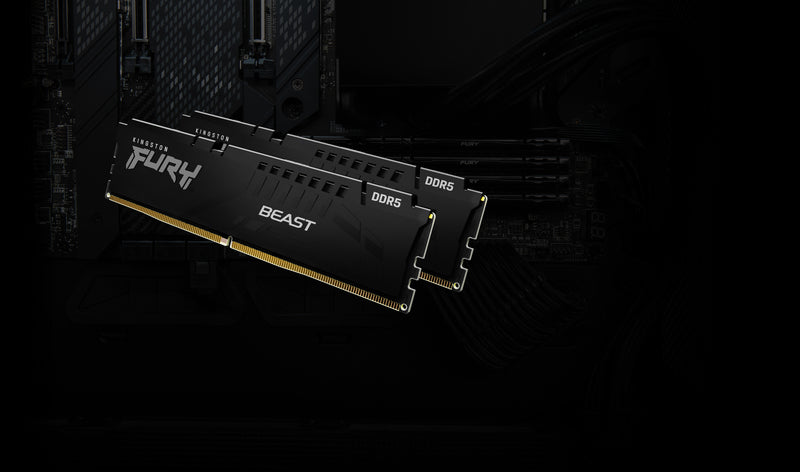 Kingston Technology FURY Beast 64GB 5600MT/s DDR5 CL40 DIMM (2er-Kit) Black