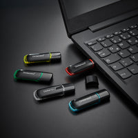 Intenso 3511595 USB-Stick 64 GB USB Typ-A 2.0 Schwarz, Rot, Grün, Transparent, Gelb, Blau