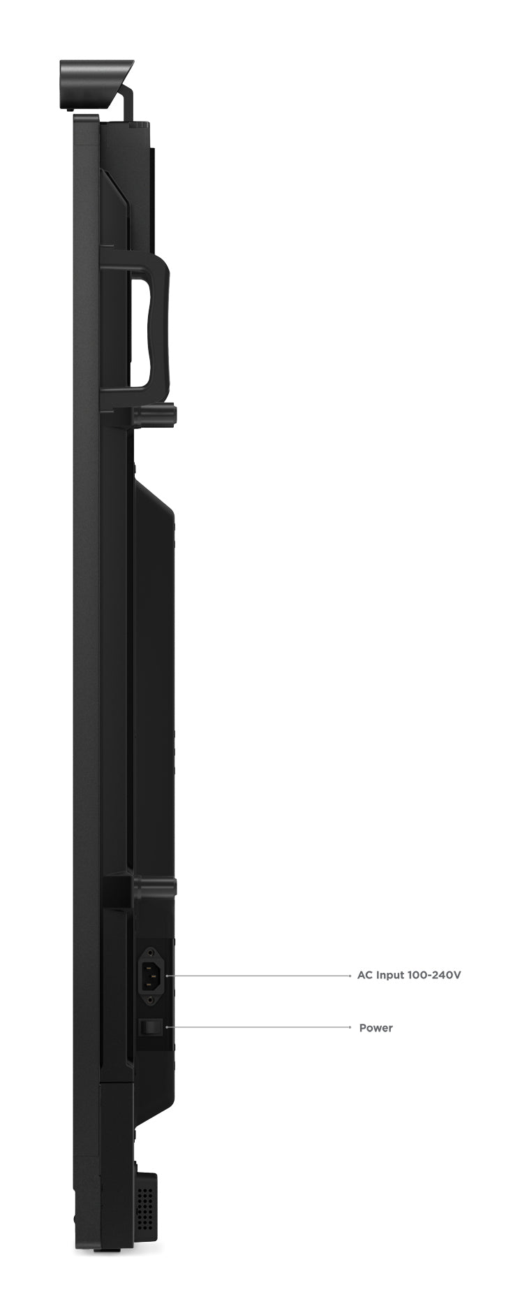 Lenovo ThinkVision T65 Computerbildschirm 165,1 cm (65") 3840 x 2160 Pixel 4K Ultra HD LED Touchscreen Schwarz