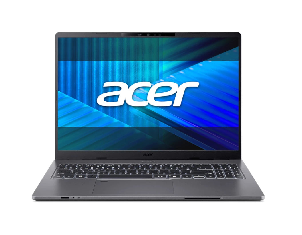 Acer TravelMate P2 16 AI TMP216-52-TCO-58XS Copilot+ PC Intel Core Ultra 5 325 Laptop 40,6 cm (16") WUXGA 16 GB DDR5-SDRAM 512 GB SSD Wi-Fi 7 (802.11be) Windows 11 Pro Grau