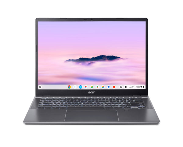 Acer Chromebook Plus 514 CBE594-2L-TCO-54HB Intel Core 5 120U 35,6 cm (14") WUXGA 16 GB LPDDR5x-SDRAM 256 GB SSD Wi-Fi 7 (802.11be) ChromeOS Deutsch Grau