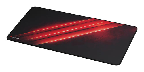 GENESIS Carbon 500 Maxi Flash G2 Gaming-Mauspad Schwarz, Rot