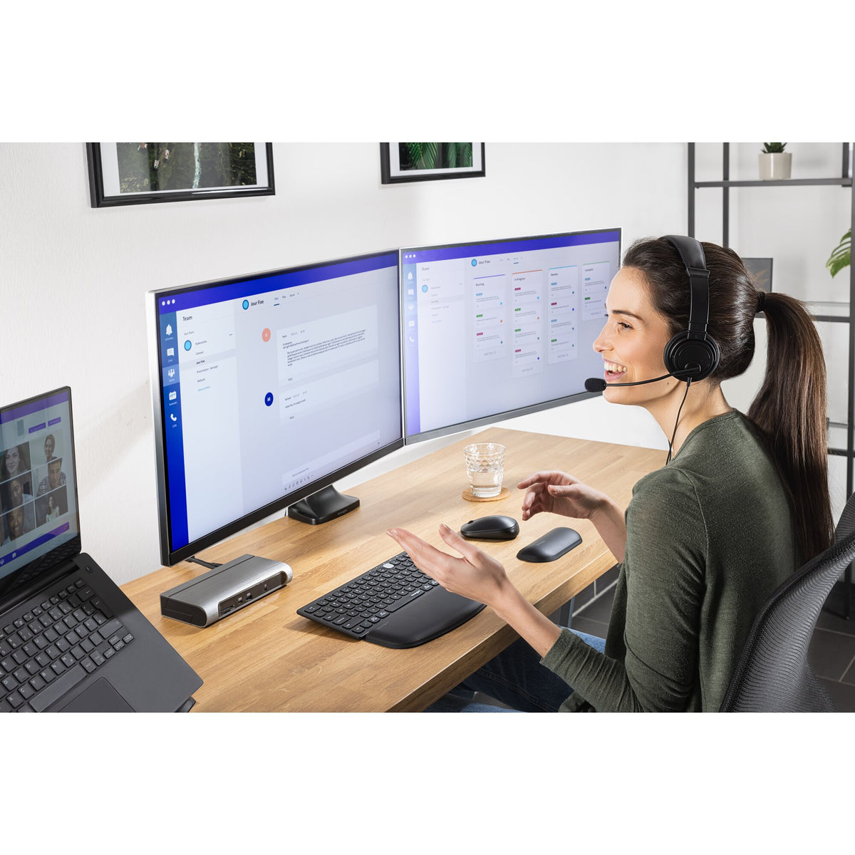 Kensington SureTrack Kabellose Maus mit Bluetooth & Nano-USB-Empfäger