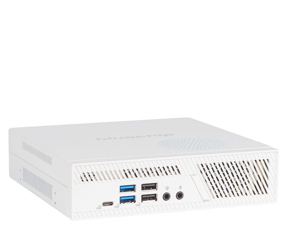bluechip BUSINESSline S3159 *white* Intel® Core™ i5 Prozessor 14400 / bis zu 4.70 GHz, Windows 11 Pro, Intel® B760, 8 GB DDR5, 500 GB NVMe SSD, Intel® Wi-Fi 6E AX211, Bluetooth 5.3, Gigabit Ethernet, Intel® UHD Grafik