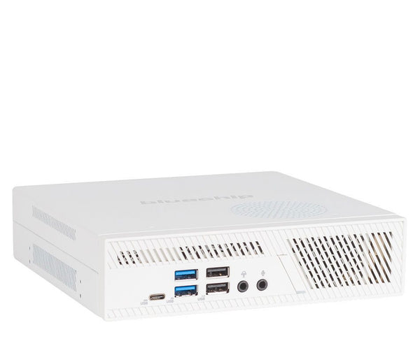 bluechip BUSINESSline S3137 *white* Intel® Core™ i3 Processor 14100 / up to 4.70 GHz, Windows 11 Pro, Intel® B760, 8 GB DDR5, 500 GB NVMe SSD, Intel® Wi-Fi 6E AX211, Bluetooth 5.3, Gigabit Ethernet, Intel® UHD Graphics