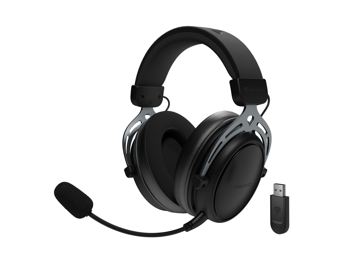 GENESIS Toron 706 Kopfhörer Verkabelt & Kabellos Kopfband Gaming USB Typ-C Bluetooth Schwarz