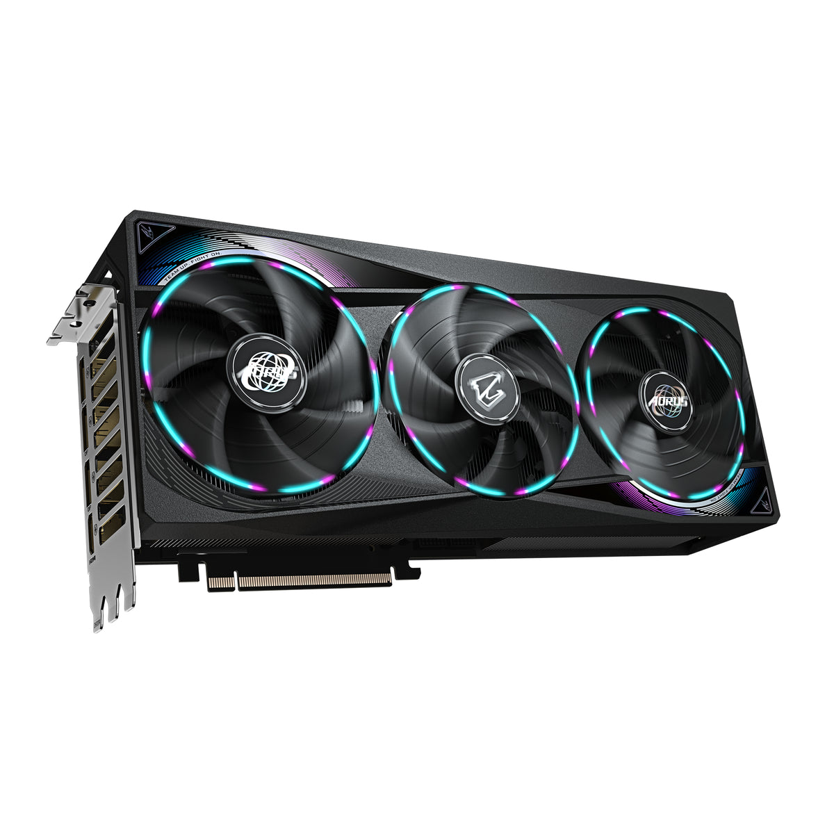 GIGABYTE AORUS GeForce RTX 5070 MASTER 12G Grafikkarte - 12GB GDDR7, 192 Bit, PCI-E 5.0, 2715 MHz Core Clock, 3 x DP 2.1a, 1 x HDMI 2.1b, NVIDIA DLSS 4, GV-N5070AORUS M-12GD