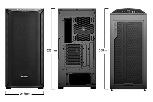Midi be quiet! SHADOW BASE 800 Black