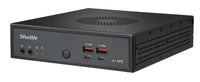 Shuttle Slim AI PC DN11H5 Intel Core Ultra 5 125H, Intel Arc graphics, 2xHDMI, 2x DP, 4x 2.5Gbit LAN, VESA, 24/7 Dauerbetrieb