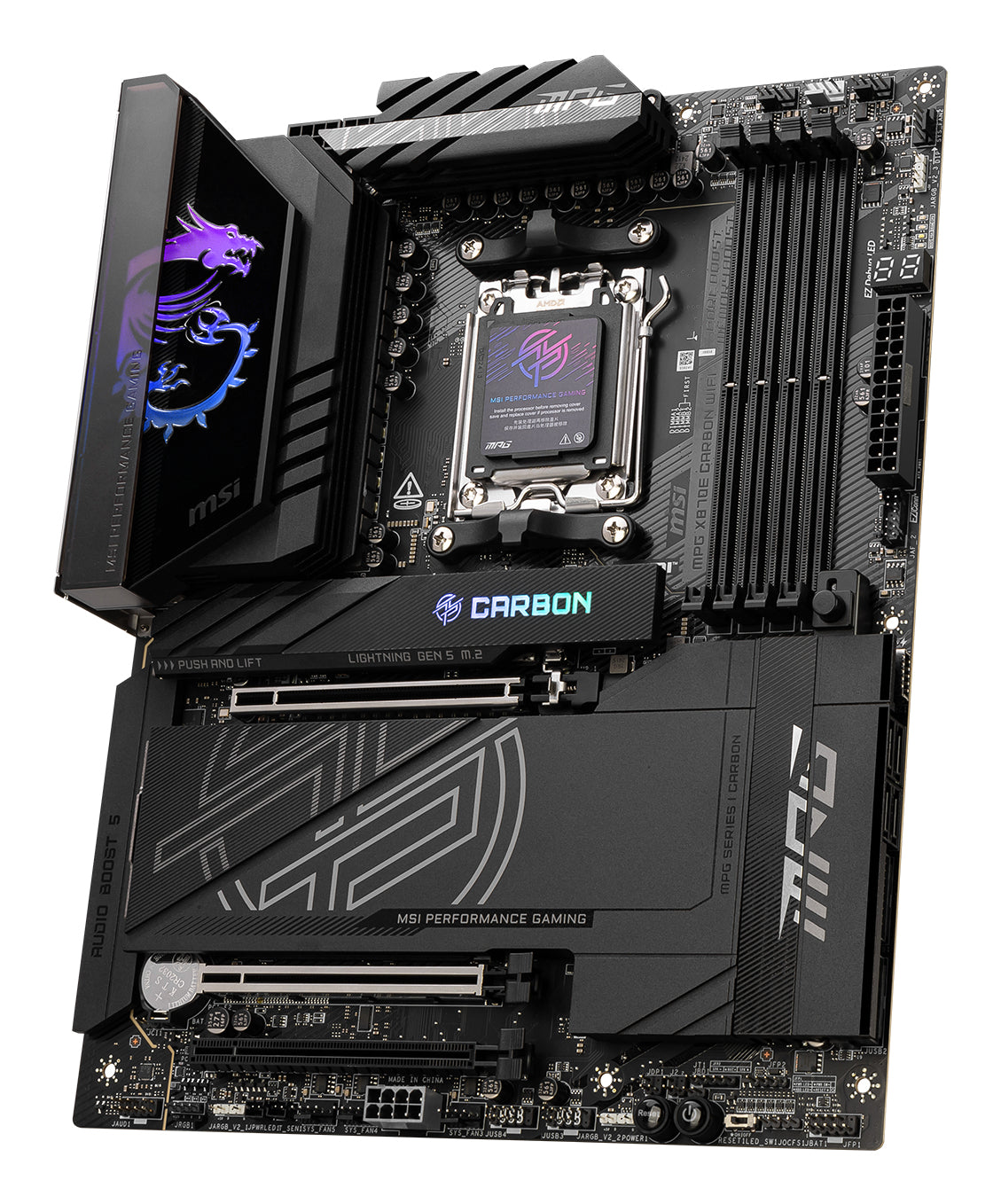 MSI MPG X870E CARBON WIFI Motherboard AMD X870E Sockel AM5 ATX